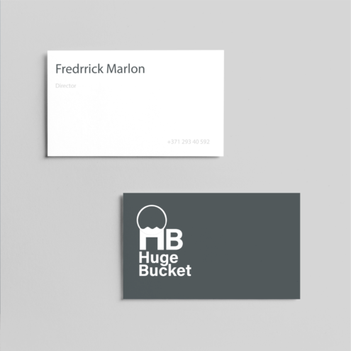 Huge Bucket business cards