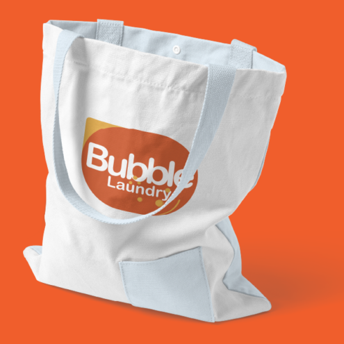 Bubble Laundry branded logo