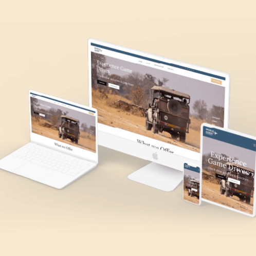 website mock up world agent travel